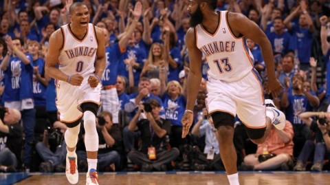 nba季后赛西部首轮马刺与雷霆系列赛完整时间表（周一）