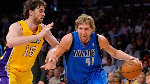 回味经典十一载：诺天王单挑加索尔引爆达拉斯，老基德智取科比铸造小牛总冠军之路