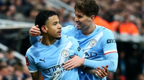 足总杯3-1逆转纽卡 曼城晋级八强+马尔穆什无敌双响炮